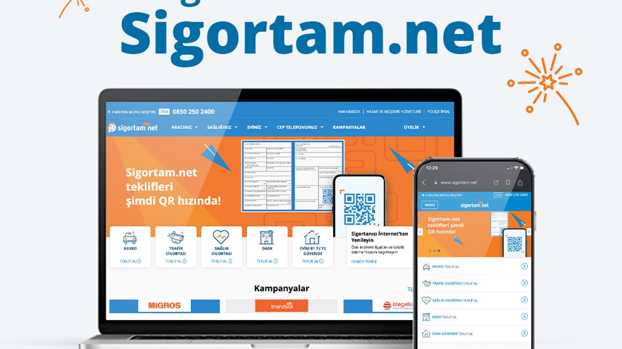 Sigortam.net en çok ziyaret edilen sigorta platformu oldu