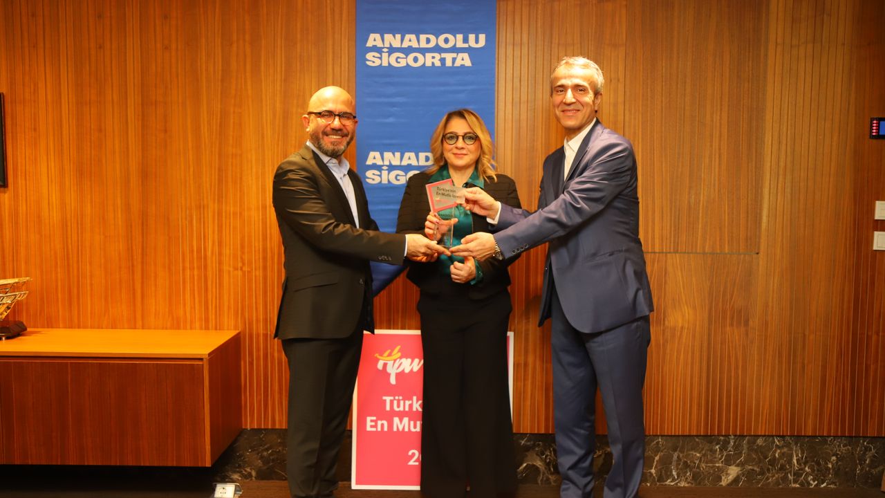 Anadolu Sigorta, sektöründe “Türkiye’nin En Mutlu İş Yeri” unvanına sahip oldu