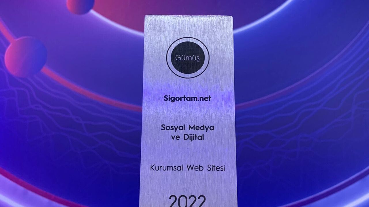 Sigortam.net, yeni web sitesiyle ödül aldı
