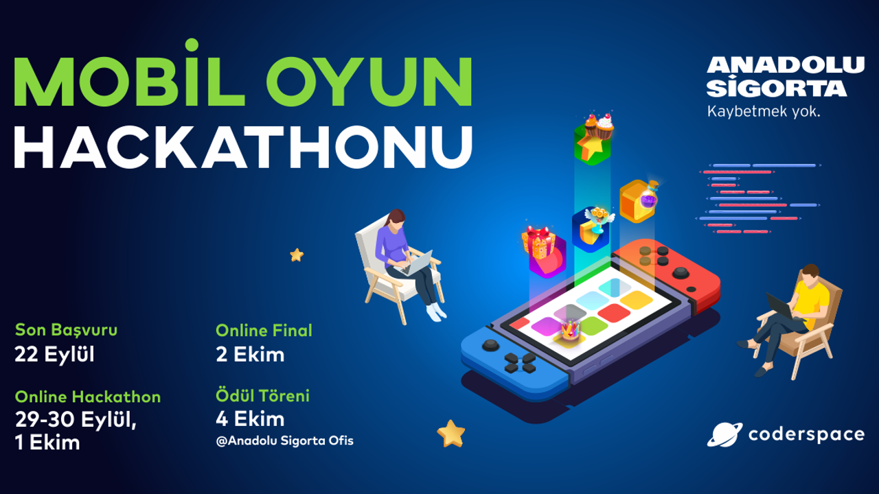 Anadolu Sigorta Mobil Oyun Hackathonu’na başvurular başladı