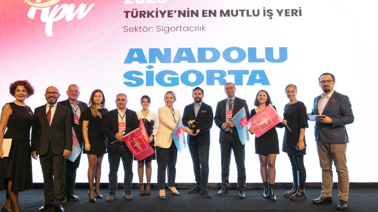 Anadolu Sigorta, Happy Place To Work Ödül Törenine Katıldı!