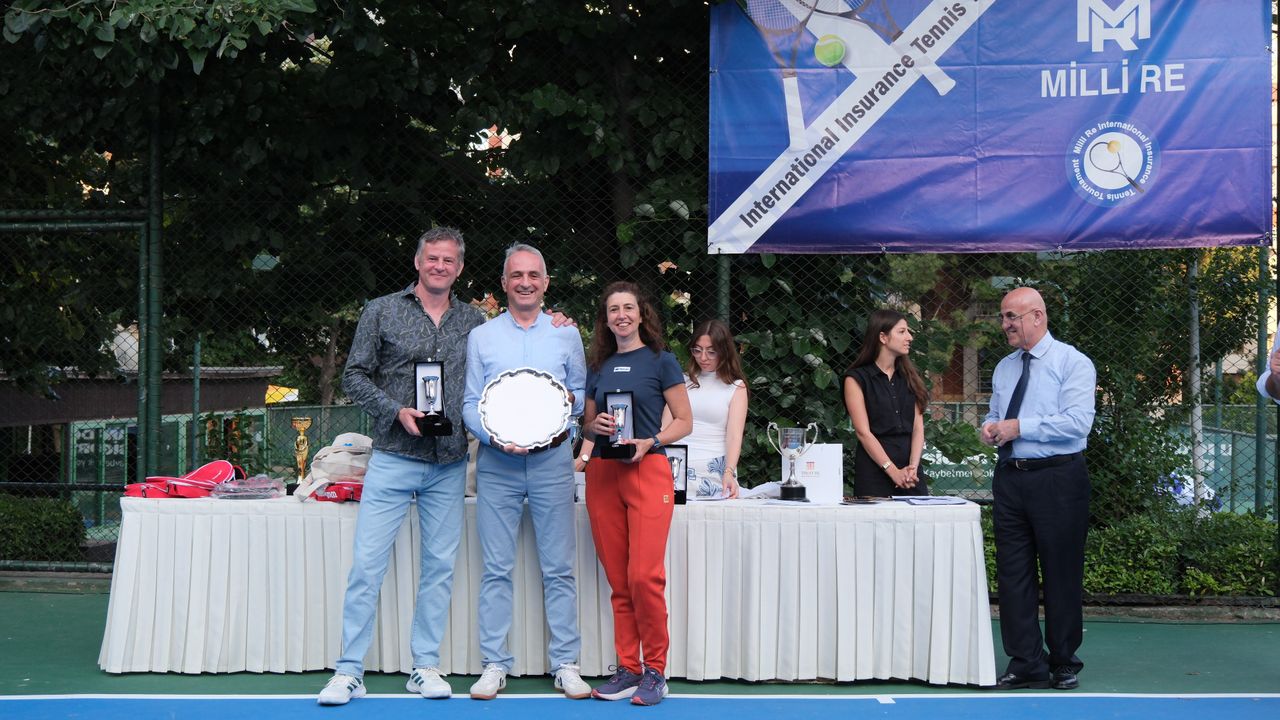 37. Uluslararası Sigortacılar Tenis Turnuvası’nın şampiyonları belli oldu