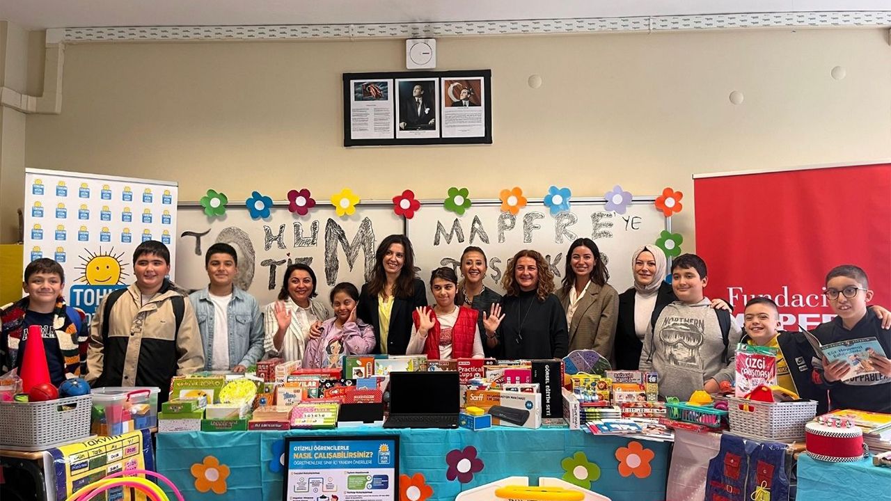 Fundación MAPFRE’den Tohum Otizm Vakfı’nın “Her Sınıf Bir Tohum” Projesine Üç İlde Destek