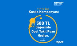 Anadolu Sigorta’dan kasko yaptıranlara  500 TL’lik Opet yakıt puan