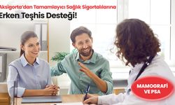 Aksigorta’dan Tamamlayıcı Sağlık Sigortalılarına erken teşhis desteği