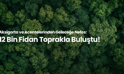 Aksigorta ve acentelerinden geleceğe nefes: 12 bin fidan toprakla buluştu
