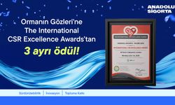 Anadolu Sigorta’nın “Ormanın Gözleri” projesine CSR Excellence Awards’tan üç ödül