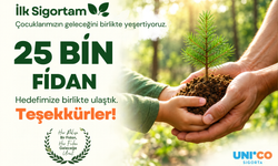 UNICO Sigorta'dan üç yılda 65 bin fidan bağışı