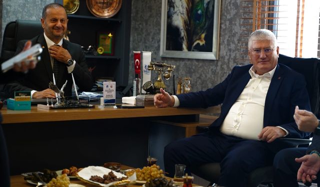 Quick Sigorta Yönetiminin Elazığ Sigortacılar Dernegi Başkanı M. Harun Barut'u Ziyareti