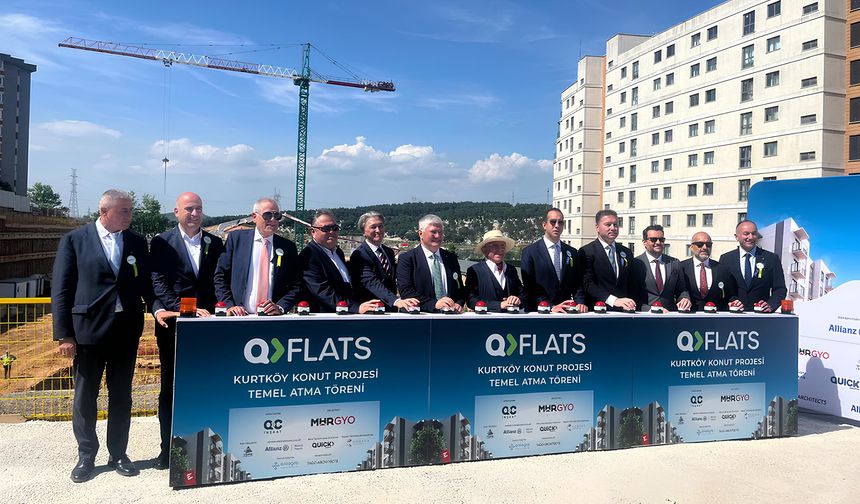 QFLATS Kurtköy Konut Projesi Temel Atma Töreni, gerçekleştirildi
