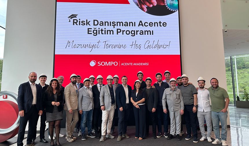 Sompo Sigorta Risk Danışmanı Acente Programı ilk mezunlarını verdi