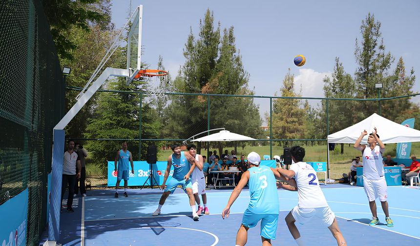 Türkiye Sigorta 3x3 Basketbol Turnuvaları'nın Adıyaman etabı gerçekleştirildi