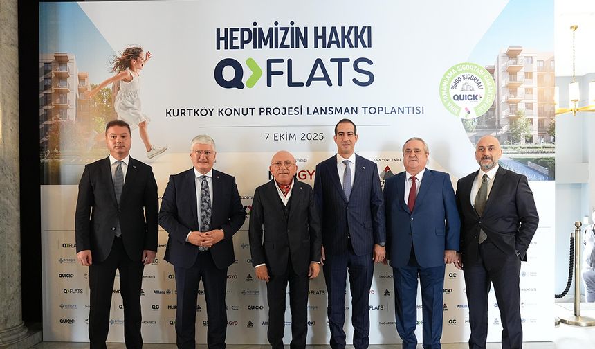 Gayrimenkulde güvenli konut dönemi QFlats ile başlıyor