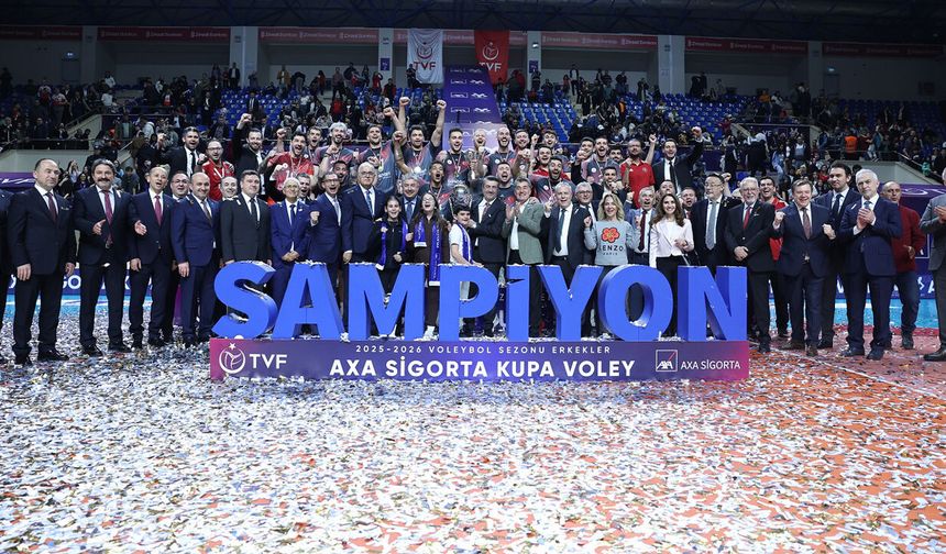 2026 Erkekler AXA Sigorta Kupa Voley’de Şampiyon belli oldu!