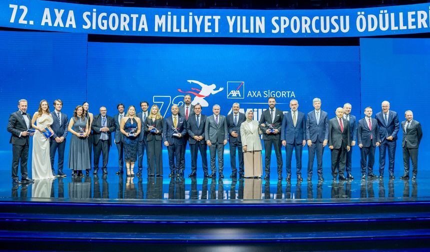 AXA Sigorta, 72. Milliyet Yılın Sporcusu Ödülleri ile sporun değerlerini geleceğe taşıyor