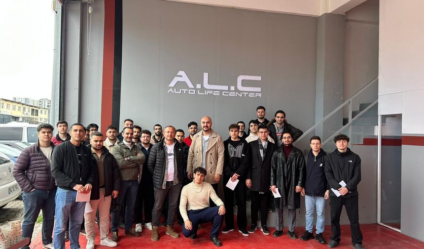 ALC Servis’te Uludağ Üniversitesi öğrencileri hasar onarım ve servis süreçlerini öğrendi