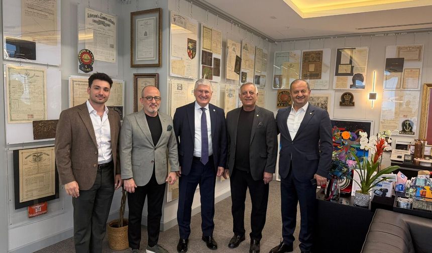 TOBB ve İTO'dan TSB Başkanlığı’na hayırlı olsun ziyareti