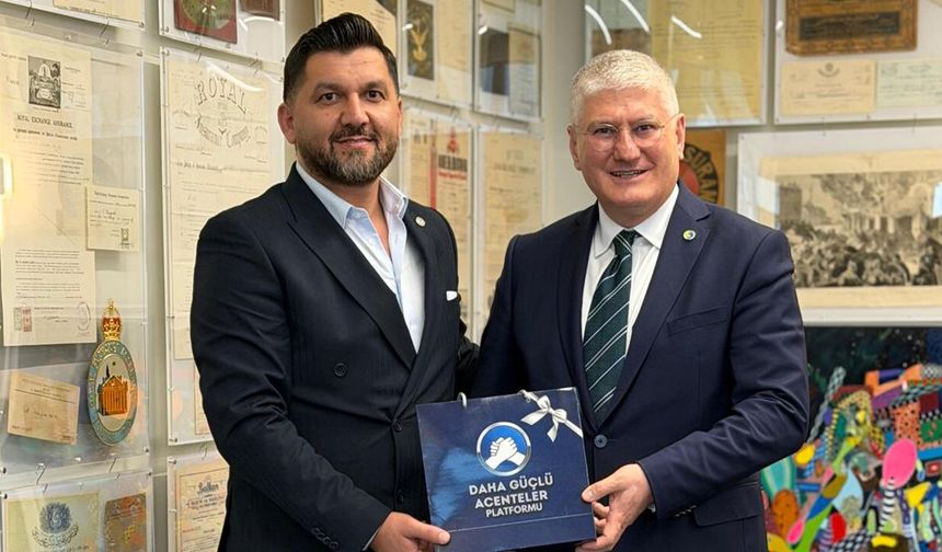 Daha Güçlü Acenteler Platformu’ndan TSB Başkanı Ahmet Yaşar’a hayırlı olsun ziyareti