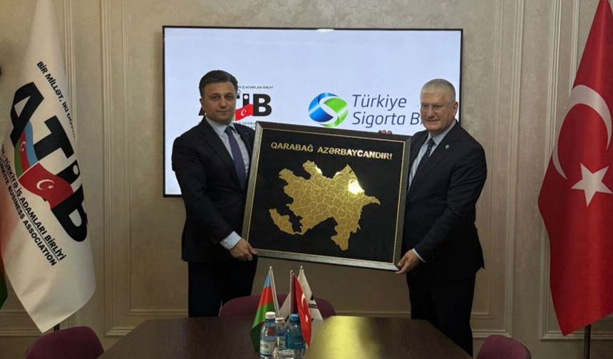 TSB heyeti Azerbaycan Türkiye İş Adamları Birliği’ni ziyaret etti