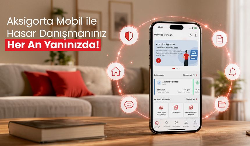 Aksigorta Mobil ile hasar danışmanınız her an yanınızda