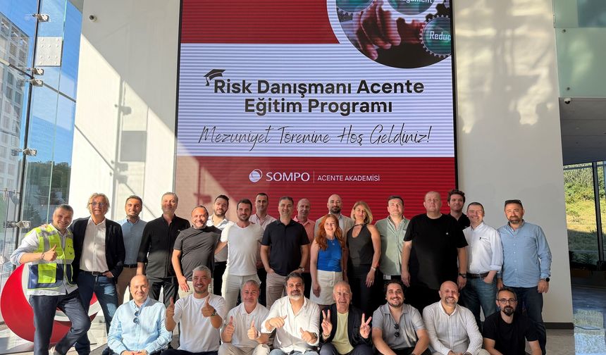 Sompo Sigorta Risk Danışmanı Acente Programı ikinci mezunlarını verdi