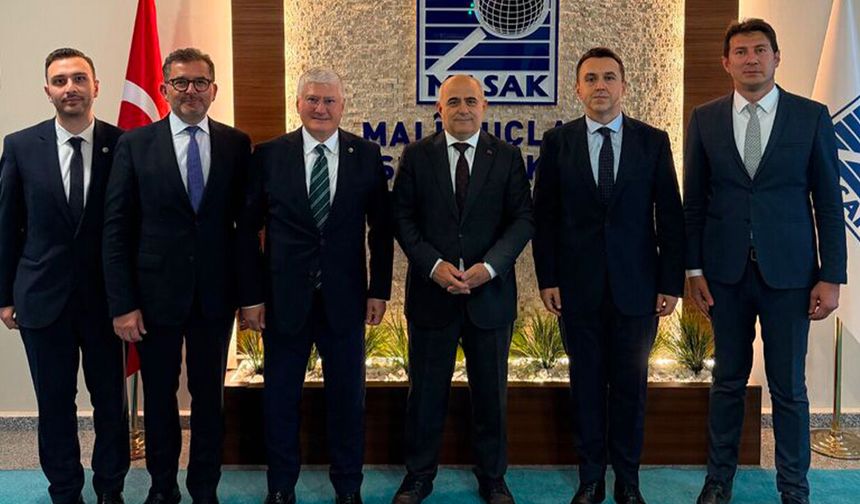 TSB Heyetinden MASAK Başkanı Hasan Kaymak'a ziyaret