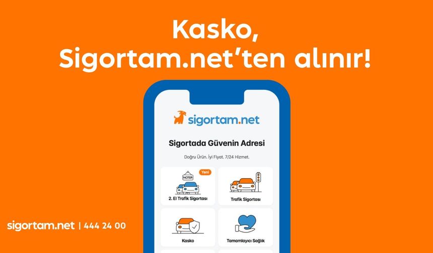 Kasko Sigortam.net’ten alınır, şimdi WhatsApp’tan daha da kolay!