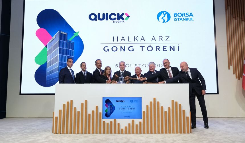 Gong, Quick Sigorta için çaldı
