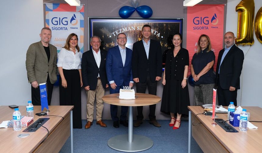 GIG Sigorta’dan dağıtım kanalında güçlü adım: 1000. iş ortağı Tezman Sigorta