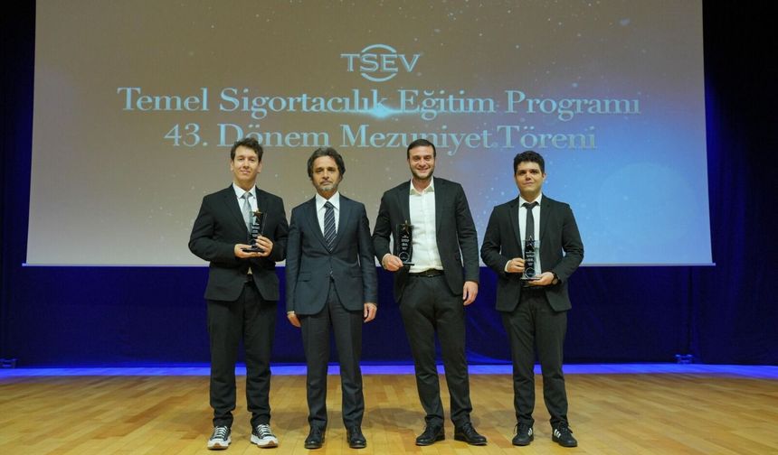 Türk Sigorta Enstitüsü Vakfı’nda 43. Dönem Temel Sigortacılık Eğitim Programı mezuniyet töreni